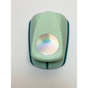 Clever Lever Extra Giga Craft Pape Punch Marvy Uchida 3.5” Scalloped Circle